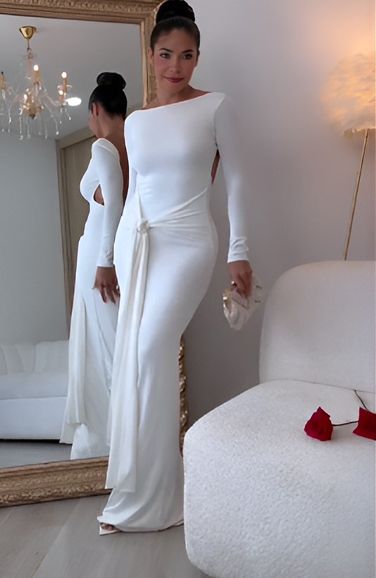 Vestido Celeste Gala